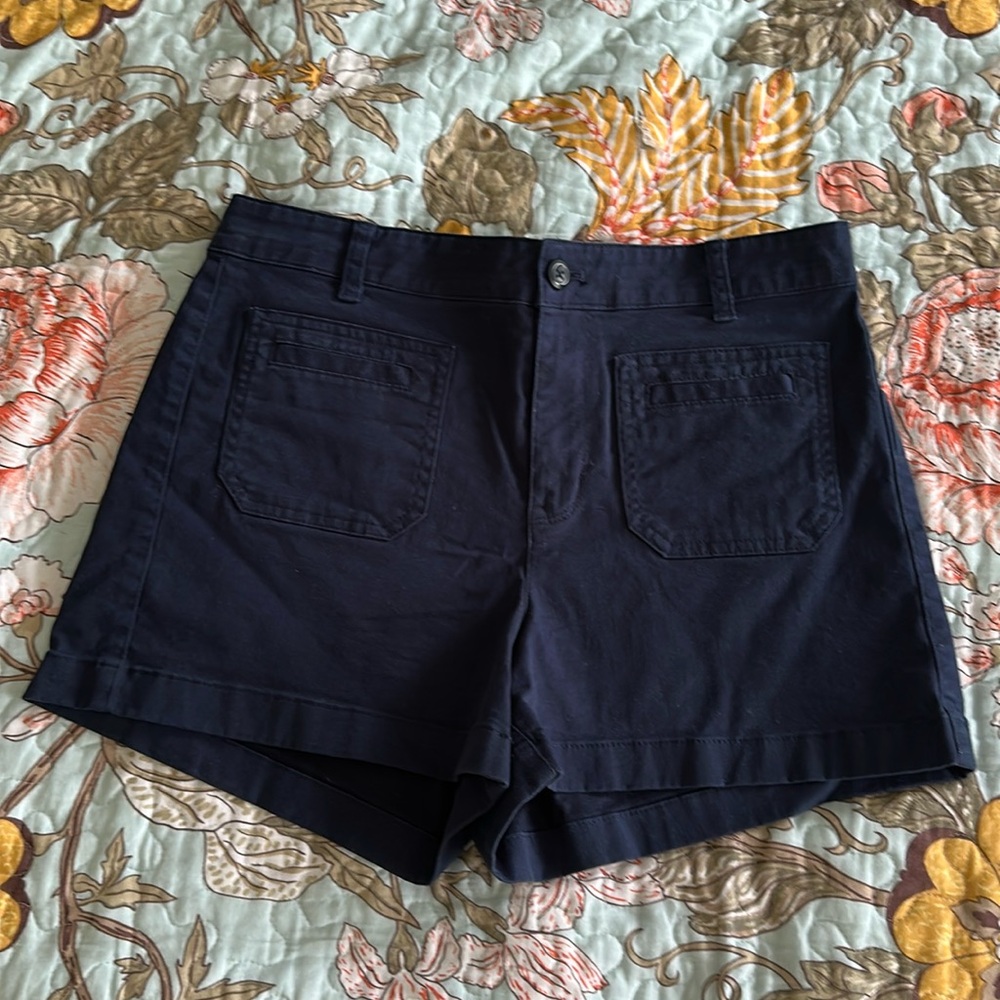 J.Cew navy blue shorts size 6